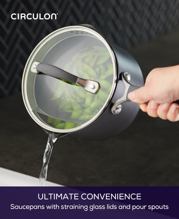 ScratchDefense A1 Series Straining Saucepan 1.8L main image 1